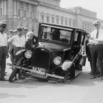 Broekn down car